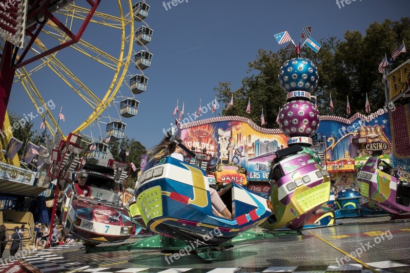 Carousel Ferris Wheel Folk Festival Autumn Festival Customs