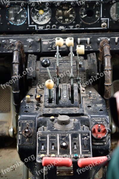 Faculty Control Panel Internal Aircraft Free Photos