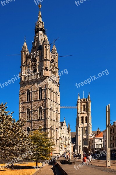 Ghent Belgium Architecture Cityscape Building