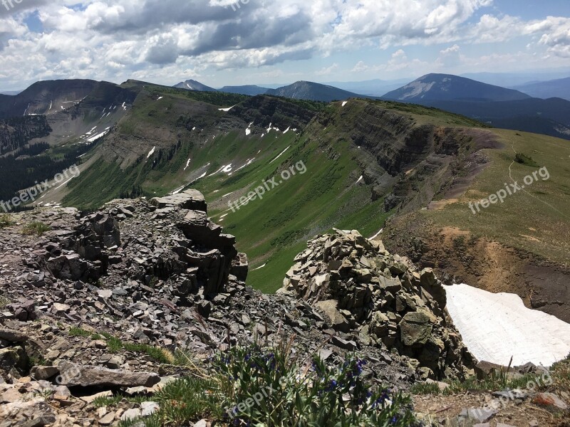 Mountain Peak High Altitude Summit Climbing Hiking