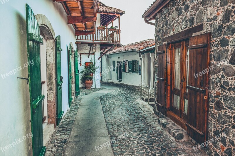 Cyprus Kalopanayiotis Architecture Street Summer