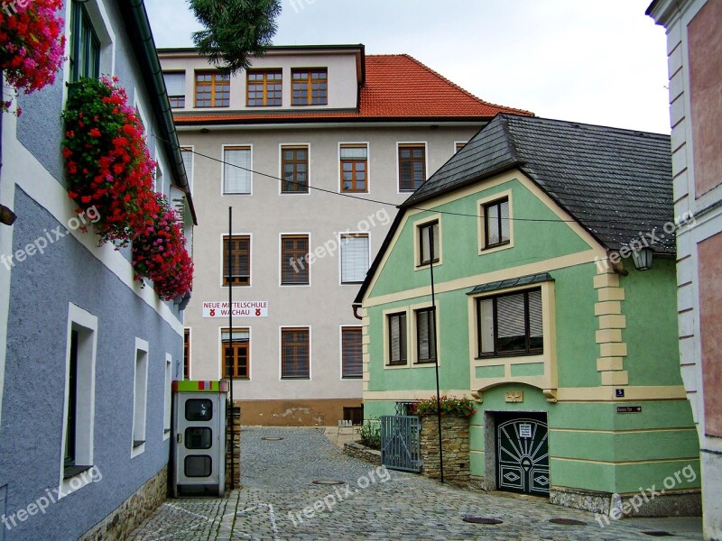 Street Details Spitz Town Austria Free Photos