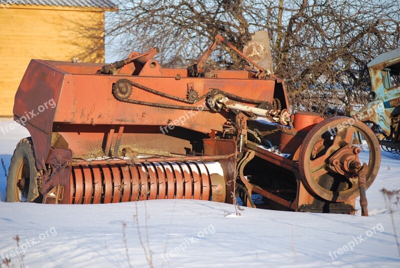 Combine Mechanism Technical Vehicle Free Photos