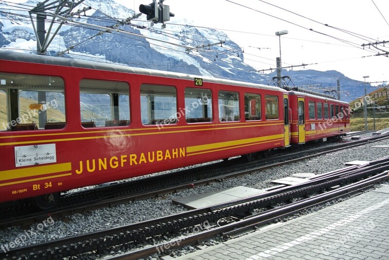 Swiss Train Sbb Winter Trip