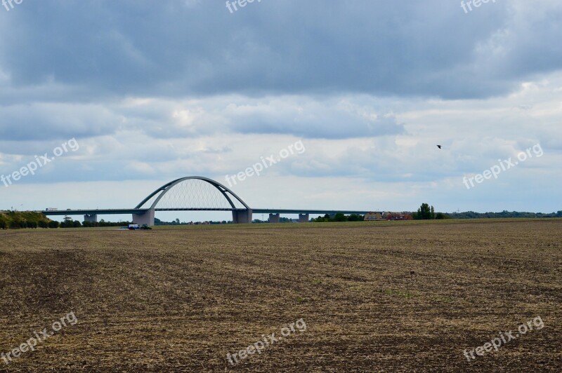 Fehmarn Fehmarnsund Bridge Baltic Sea Fehmarnsund Bridge