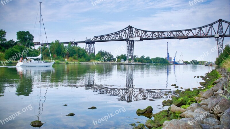 Railway Bridge Bridge River Steel Structure Historically