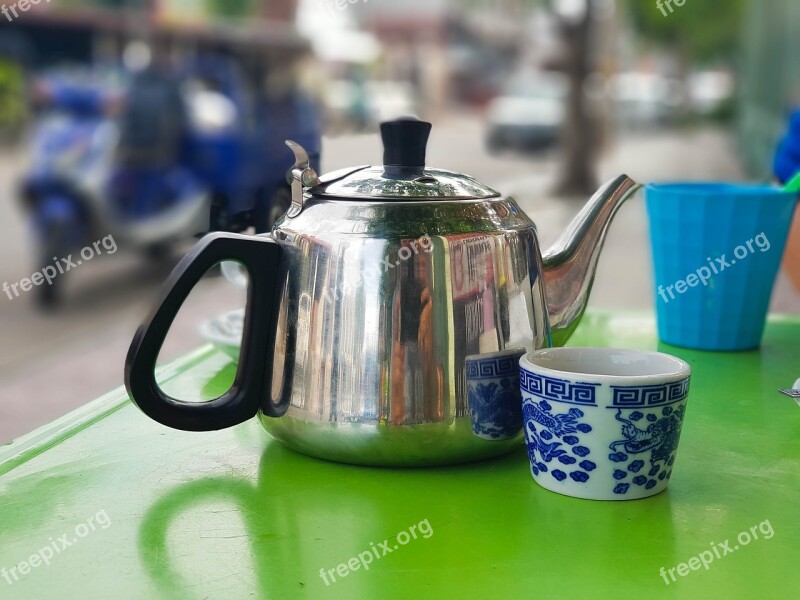 Tea Pot Morning Tea Hot Free Photos