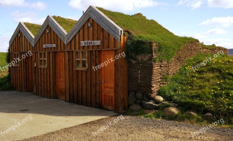 Cottages Peat Clay Grass Roof Free Photos