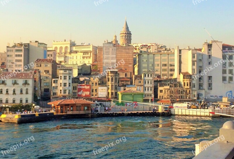 Istanbul Turkey City Water River