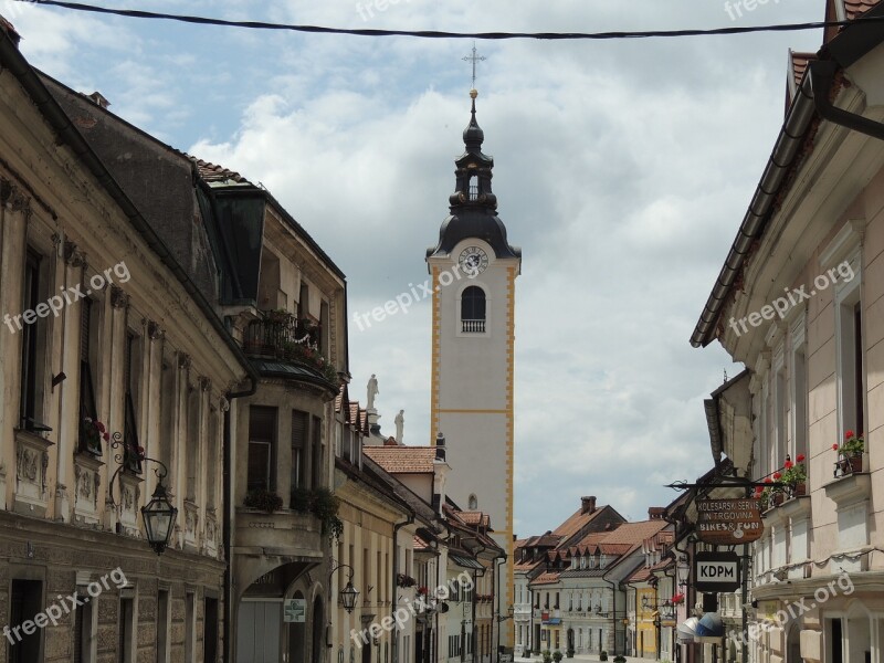 Slovenia Kamnik City Center Street