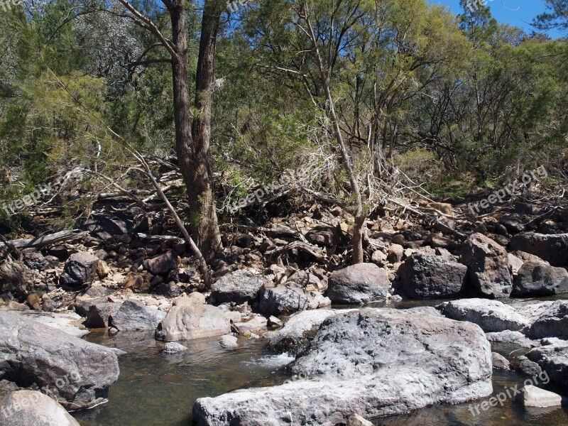 Landscape National Parks Australia River Water Stream