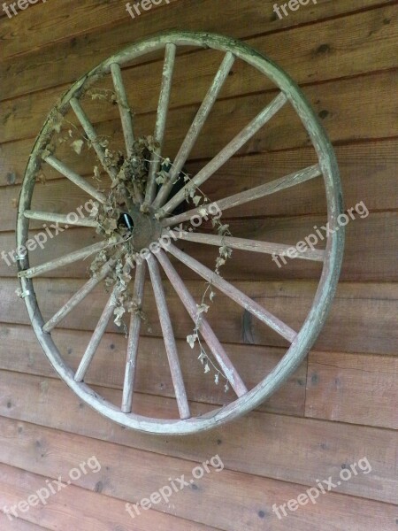 Wooden Wagon Wheel Wagon Wheel Old