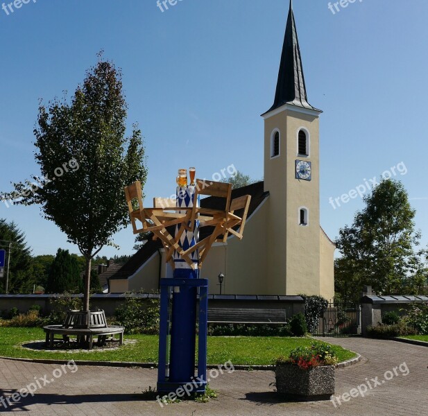 Oktoberfest Maypole Celebrate Free Photos