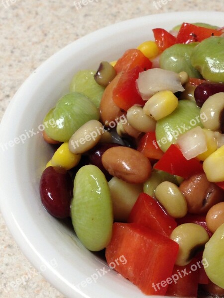 Bean Salad Beans Pinto Beans Black-eyed Peas Black Eye Peas