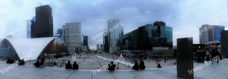 France Paris La Defense Glass Skyscraper