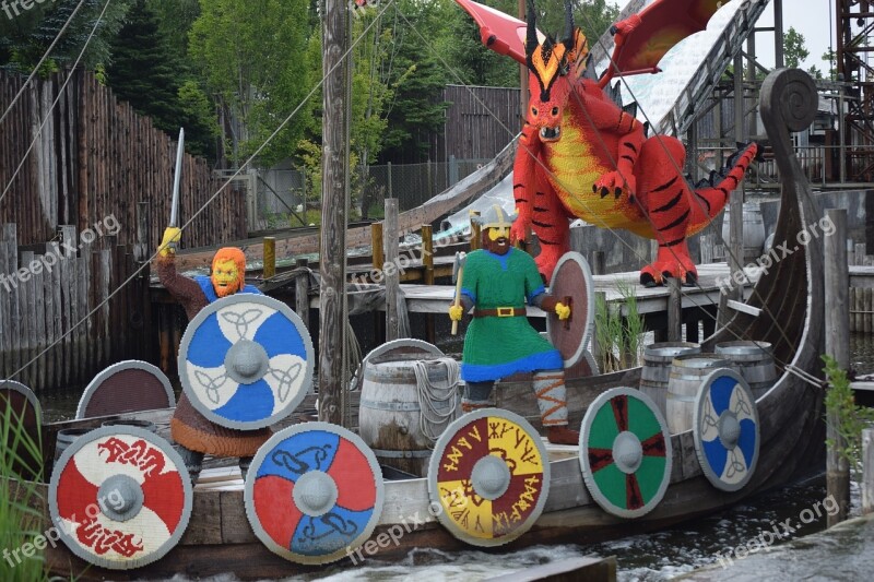 Lego Legoland Denmark Billund Viking Ship