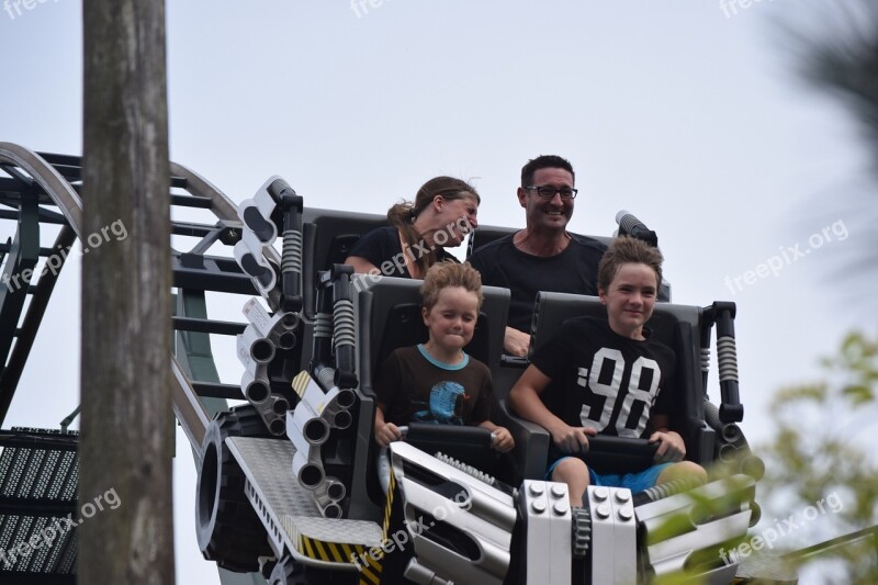 Legoland Roller Coaster Fun Denmark Billund