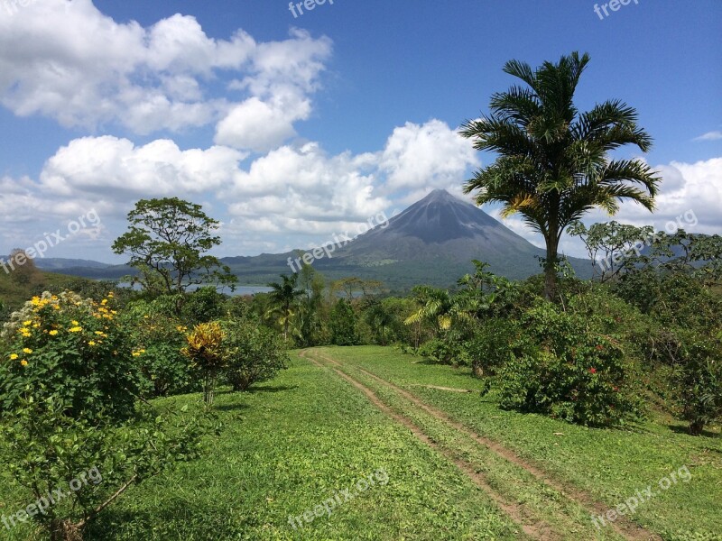 Travel Volcano Costa Rica Adventure Free Photos