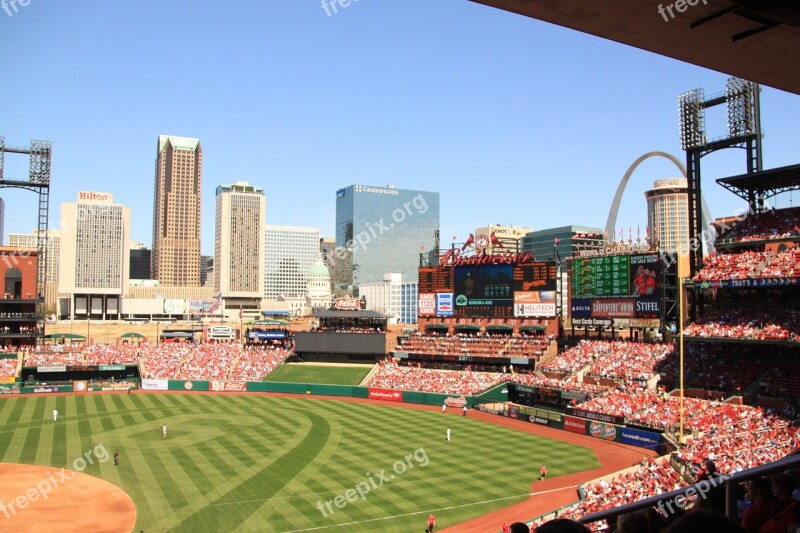 St Louis Missouri Arch Usa Baseball