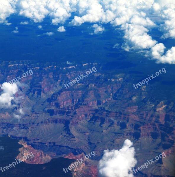 Grand Canyon Aerial Photography Usa Vacation Spot Vacation