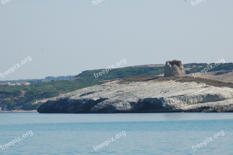 Torre Del Pozzo Sea Scoglio Free Photos