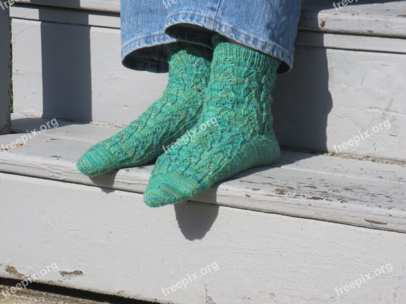 Knitting Hand Knitting Socks Yarn Knit