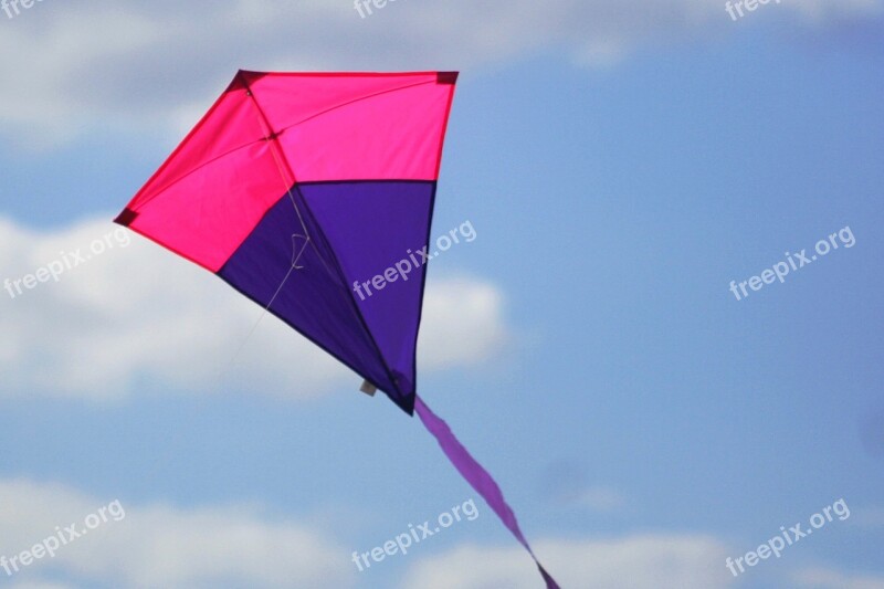 Aviator Air Blue Wind Kite Kites Against Blue Sky