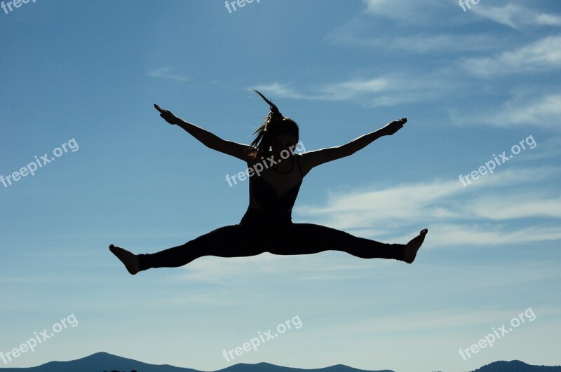 Dancing Yoga Woman Women Body