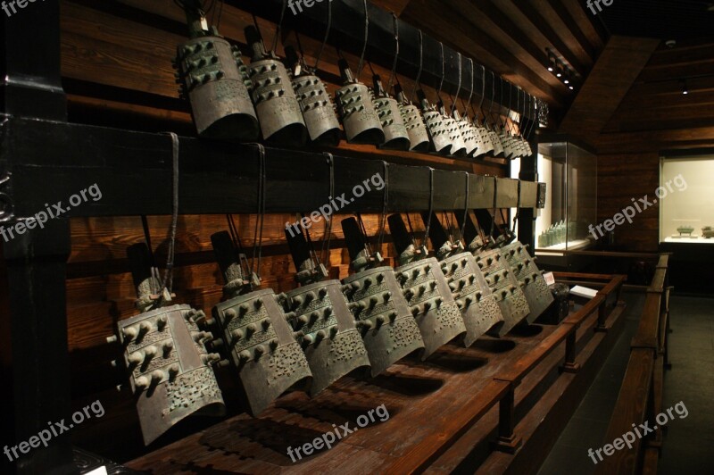 Henan Museum Musical Instruments Chime Bells Bronze Free Photos