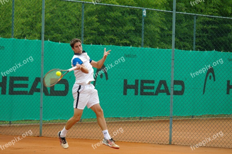 Tennis Shot Hitting Tennis Ball Tennis Shot