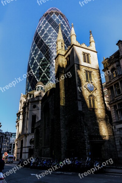 Gherkin London Tower City Architecture