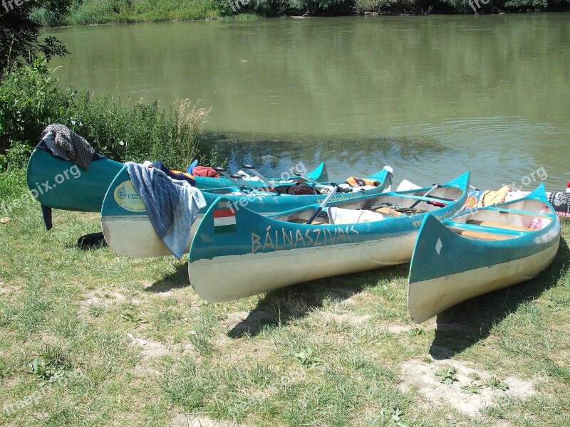 Canoeing River Tourism Dunakiliti Danube Boads