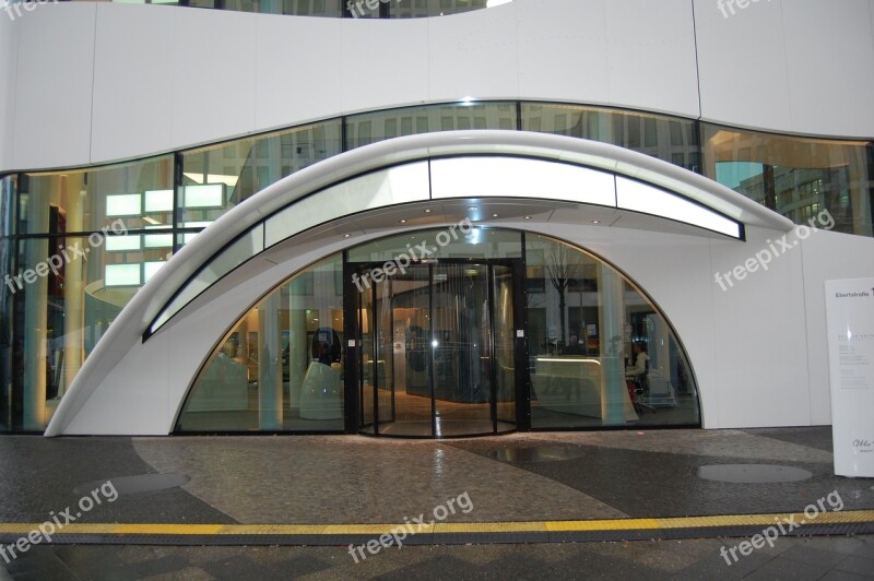 Architecture Building Germany Glass Door Modern Building