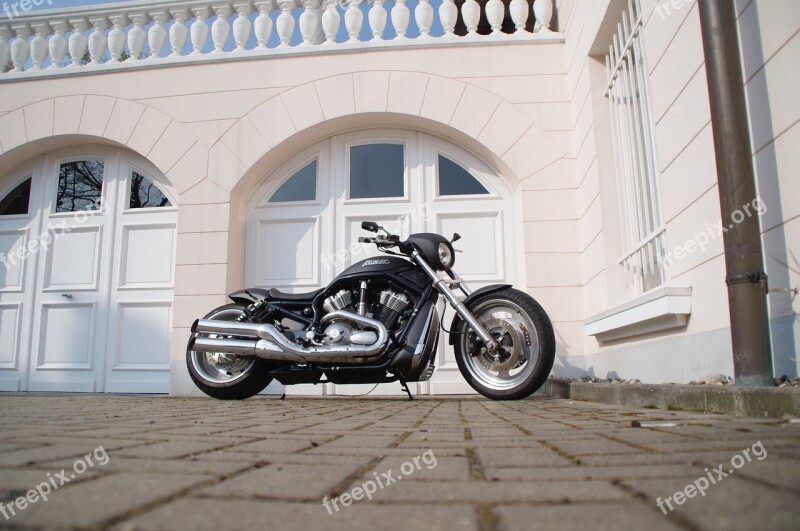 Motorcycle Vehicle Two Wheeled Vehicle Chrome Motorcycles