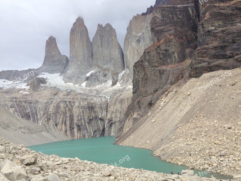 Torres Patagonia Nature Torres Del Paine Chilean Patagonia