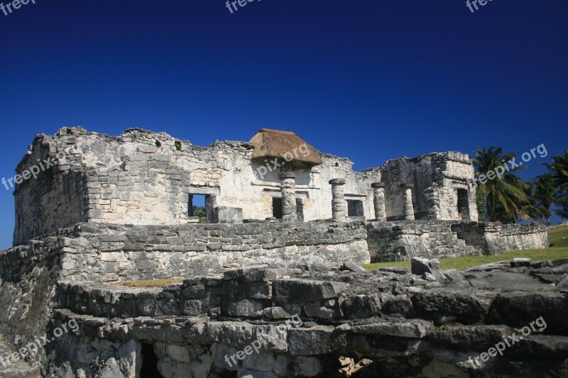 Tulum Ruins Maya Mexico Vacation