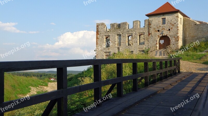 Rabsztyn Poland Castle Monument The Ruins Of The