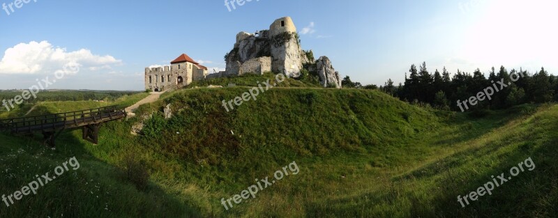 Rabsztyn Poland Castle Monument Crash