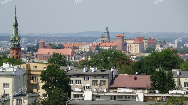 Kraków Poland The Old Town Architecture Wawel