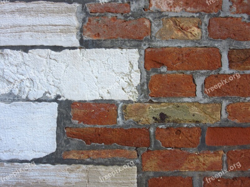 Masonry Brick Stone Limestone Contrast