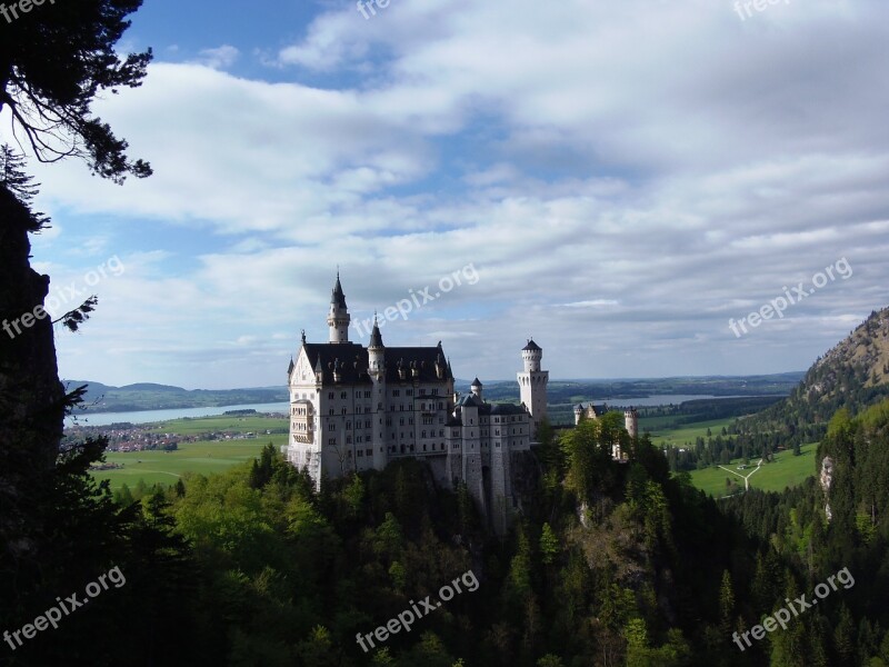 Castle Germany Neuschwanstein Castle Neuschwanstein Füssen