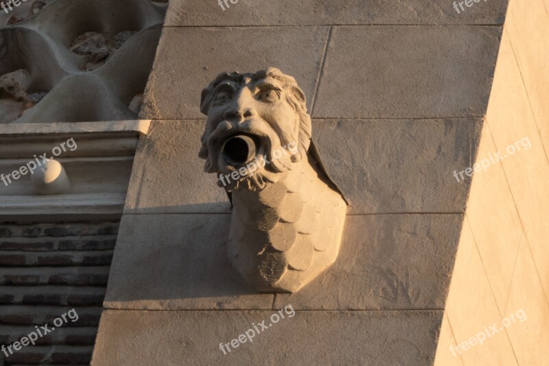 Architecture Cathedral Church Madrid Facade