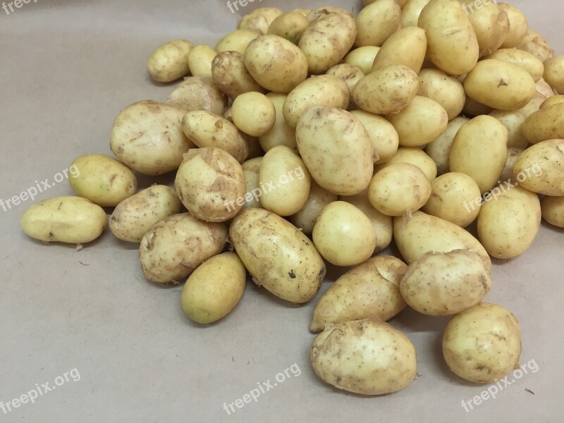 Potatoes Young Potato Tubers Tuber