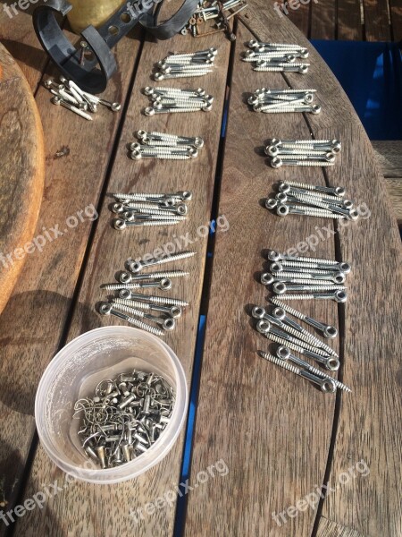 Stainless Steel Parts Wire Fence Parts Screws Free Photos