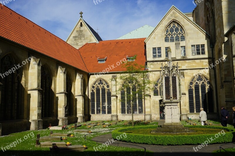 Cloister Church Rhaeto Romanic Garden Cemetery