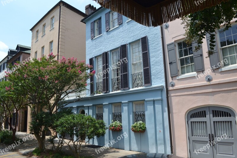 Charleston Rainbow Row Charleston South Carolina Travel Mansions