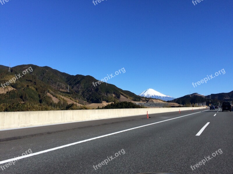 Mt Fuji High Speed Road Road Free Photos