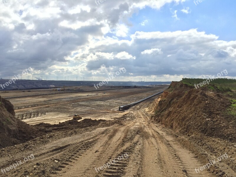 Open Pit Mining Brown Coal Earth Free Photos