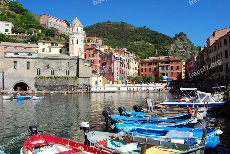 Boat Porto Cinque Terre Vernazza Sea