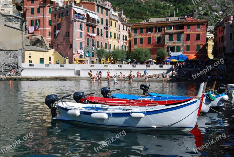 Boat Porto Cinque Terre Vernazza Sea